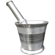 Deals, Discounts & Offers on  - Yash Collections Aluminium Kharal/Khalbatta/Mortar and Pestle/Imam Dasta/Ohkli Musal/Okhli Masher (3.75
