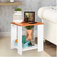 Deals and Offers on Vegetables & Fruits - METSMITH Stamy Plus Engineered Wood Bedside Table(Finish Color - Teak and White) Deals, Discounts & Offers on Vegetables & Fruits - METSMITH Stamy Plus Engineered Wood Bedside Table(Finish Color - Teak and White)