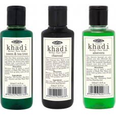 Deals, Discounts & Offers on  - Leafveda Combo : Neem-TeaTree & Charcoal & Aloevera Face Wash(630 ml)