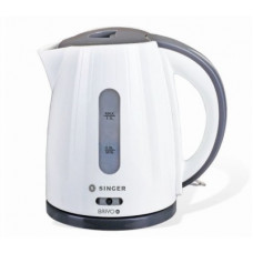 Deals, Discounts & Offers on Personal Care Appliances - Singer Briyo DX Electric Kettle(1.1 L, White, Grey)
