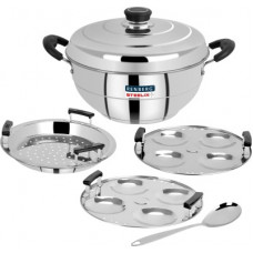 Deals, Discounts & Offers on Cookware - Renberg Steelix Plus Induction & Standard Idli Maker(3 Plates , 8 Idlis )