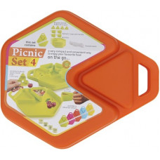 Deals and Offers on Toys & Games - Tuelip All in One 12 pcs Picnic Set-Orange Deals, Discounts & Offers on Toys & Games - Tuelip All in One 12 pcs Picnic Set-Orange