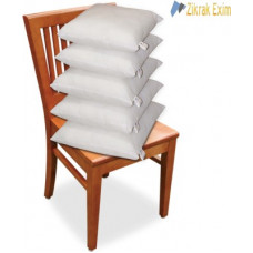 Deals, Discounts & Offers on  - ZIKRAK EXIM Polyester Fibre Solid Cushion Pack of 5(White)