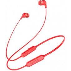 Deals, Discounts & Offers on Headphones - INFINITY (JBL) Glide 105 IPX5 Sweatproof Bluetooth Headset(Red, In the Ear)