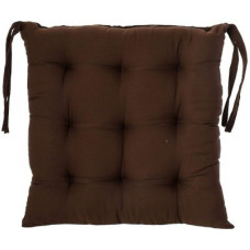 Deals, Discounts & Offers on  - Supreme Home Collective Microfibre Solid Chair Pad Pack of 1(Brown)