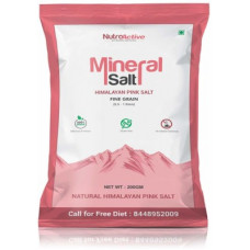Deals, Discounts & Offers on Food and Health - NUTROACTIVE Mineral Himalayan Pink Rock Salt Fine Grain (0.5-1 mm), 200 g Himalayan Pink Salt(200 g)