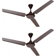 Deals, Discounts & Offers on Home Appliances - [Select Pincode] Hindware Thriver 1200 mm 3 Blade Ceiling Fan(Umber Brown, Pack of 2)
