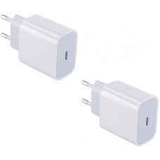 Deals, Discounts & Offers on Computers & Peripherals - House Of Sensation Set of 2 USB Type-C Fast Charger Indian Style/EU Plug Duck USB Adapter(White)