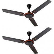 Deals, Discounts & Offers on Home Appliances - Hindware Stunner 1200 mm 3 Blade Ceiling Fan(Chestnut Bronze, Pack of 2)