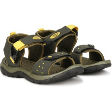 Deals, Discounts & Offers on Men - [Size 9] KraasaMen Green Flats Sandal