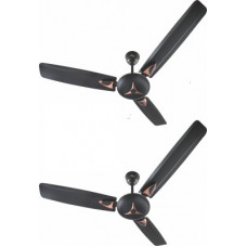 Deals, Discounts & Offers on Home Appliances - Candes Star Decorative 1200 mm Ultra High Speed 3 Blade Ceiling Fan(Coffee Brown, Pack of 2)