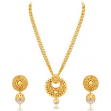 Deals, Discounts & Offers on  - SukkhiAlloy Gold-plated Jewel Set(Gold)
