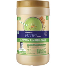 Deals, Discounts & Offers on  - Saffola Fittify Gourmet Slim Meal Shake Whey Protein(420 g, Pistachio Almond)