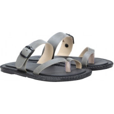Deals, Discounts & Offers on Men - [Size 6] KraasaMen Grey Flats Sandal