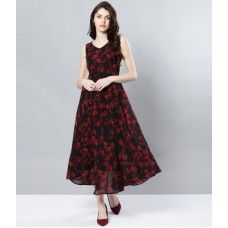 Deals, Discounts & Offers on  - HARPAWomen Maxi Black Dress