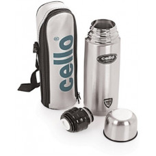 Deals, Discounts & Offers on  - cello Lifestyle Double Wall 750 ml Flask(Pack of 1, Silver, Steel)