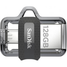 Deals, Discounts & Offers on Storage - SanDisk Ultra Dual SDDD3-128G-G46/SDDD3-128G-i35 otg drive 128 GB OTG Drive(Black, Type A to Micro USB)