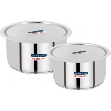 Deals, Discounts & Offers on Cookware - Renberg Steelix Plus Tope Set with Lid(Stainless Steel, Induction Bottom)