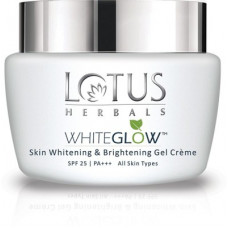 Deals, Discounts & Offers on  - LOTUS HERBALS WhiteGlow Skin Whitening Brightening Gel Creme SPF-25 I PA+++(40 g)