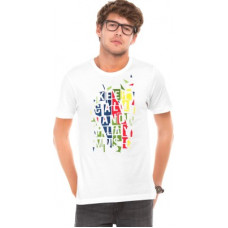 Deals, Discounts & Offers on  - [Size M] ColtPrinted Men Round Neck White T-Shirt