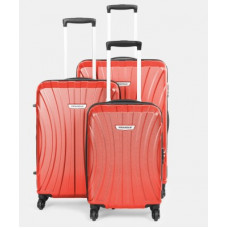 Deals, Discounts & Offers on  - PROVOGUEHard Body Set of 3 Luggage - S01-Scarlet Red - Red