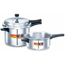 Deals, Discounts & Offers on Cookware - Prestige Popular Plus 5 L, 3 L Induction Bottom Pressure Cooker(Aluminium)