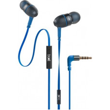 Deals, Discounts & Offers on Headphones - boAt BassHeads 220 Super Extra Bass Wired Headset(Blue, In the Ear)
