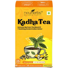 Deals, Discounts & Offers on Food and Health - Neuherbs Kadha Tea Lemon Flavour - Herbal Immunity Booster Lemon Herbal Tea Bags Box(25 Bags)
