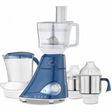 Deals, Discounts & Offers on Personal Care Appliances - [Supercoin + Bank Offer] Preethi Blue Leaf Expert MG 214 750 W Juicer Mixer Grinder(Blue, 4 Jars)