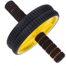 Deals, Discounts & Offers on  - Manogyam Abdominal Double Wheel Ab Roller Gym For Exercise Fitness Equipment Workout Ab Exerciser(Multicolor)