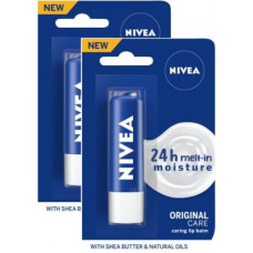 Deals, Discounts & Offers on  - NIVEA Essential Care Lip Balm Crme(Pack of: 2, 9.6 g)