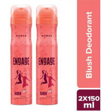 Deals, Discounts & Offers on  - ENgAgE Blush Deodorant Spray - For Women(150 ml) Deodorant Spray - For Women(150 ml, Pack of 2)
