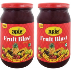 Deals, Discounts & Offers on Food and Health - [Supermart] Apis Mixed Fruit Jam 450 g(Buy 1 Get 1 Free)