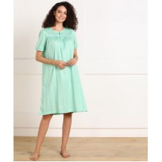 Deals, Discounts & Offers on  - [Size L] CHEMISTRYWomen Nighty(Dark Green)