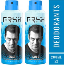 Deals, Discounts & Offers on  - Frsh By Salman Khan Swag Deodorant Spray - For Men(400 ml, Pack of 2)