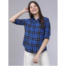Deals, Discounts & Offers on  - Tokyo TalkiesWomen Regular Fit Checkered Casual Shirt