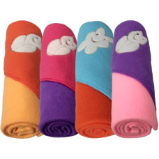 Deals, Discounts & Offers on Baby Care - My New Born Self Design Single Hooded Baby Blanket(Polyester, Multicolor)
