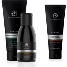 Deals, Discounts & Offers on  - THE MAN COMPANY Charcoal Kit(3 Items in the set)