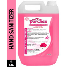 Deals, Discounts & Offers on  - Porchex Rose Based Liquid 67% Alcohol Based (Kills 99.99% Germs & Flu Viruses) Can Can Hand Sanitizer Can(5000 ml)