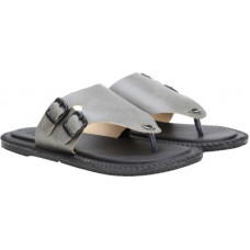 Deals, Discounts & Offers on Men - KraasaMen Grey Flats Sandal