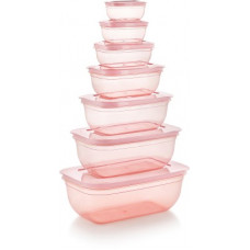 Deals, Discounts & Offers on Kitchen Containers - MASTER COOK - 6520 ml Polypropylene Grocery Container(Pack of 7, Pink)