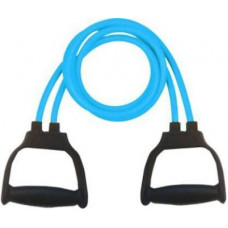 Deals, Discounts & Offers on  - Adrenex by Flipkart Double Toning Tube with Handles- 10 kg-Medium Resistance Tube Resistance Tube(Blue)