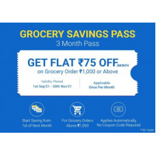 Deals, Discounts & Offers on  - Grocery Savings Pass - 3 Months(E-Mail Delivery Only)