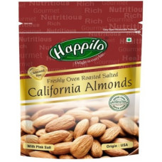 Deals, Discounts & Offers on Food and Health - Happilo Oven Roasted and Salted California Almonds(200 g)