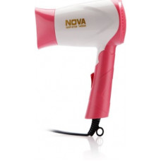 Deals, Discounts & Offers on Health & Personal Care - Nova Silky Shine 1400 w Hot and cold Foldable NHP 8104 Hair Dryer(1400 W, Pink)