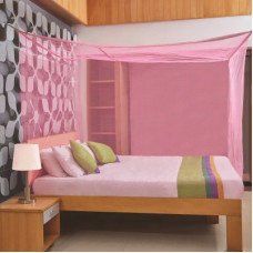 Deals, Discounts & Offers on  - Flipkart SmartBuy Double Bed Box Mosquito Net(Pink)