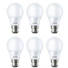 Deals, Discounts & Offers on  - WIPRO 7 W Standard B22 LED Bulb(White, Pack of 6)