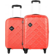 Deals, Discounts & Offers on  - SAFARIHard Body Set of 2 Luggage - MOSAIC 55/65 4W SCARLETT RED - Red
