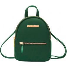 Deals, Discounts & Offers on Bags, Wallets & Belts - ASTIR COLLEENSmall 10 L Backpack Vegan Leather Women/Girls Sling Bag Cum Backpack - Flat Zip(Green)
