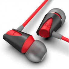 Deals, Discounts & Offers on Headphones - Boult Audio BassBuds Storm Wired Headset(Red, Grey, In the Ear)